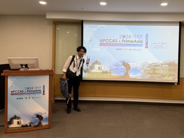 台湾での学会に参加したときの佐々木さん